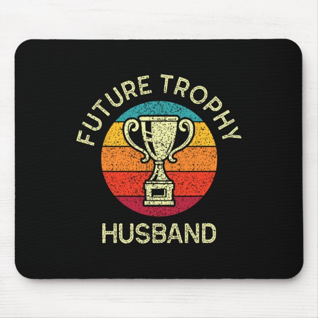 Funny Bachelor Party Future Husband Men's Groom Tr Mouse Mat (Front)
