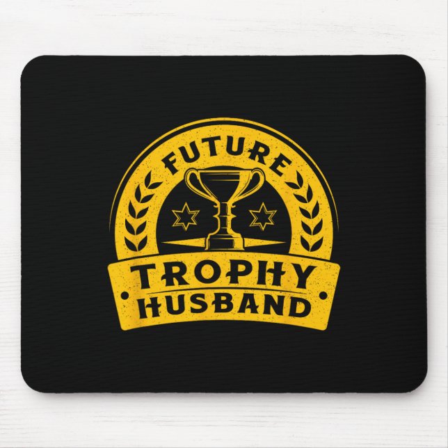 Funny Bachelor Party Future Husband Men's Groom Tr Mouse Mat (Front)