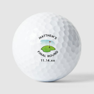 Funny Bachelor Party Golfer Wedding Favour Golf Balls