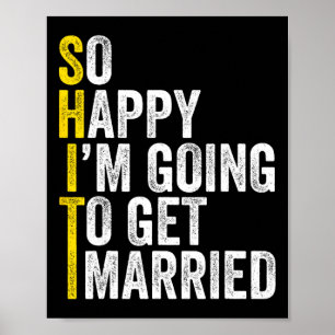 Funny Bachelor Party Groom Shirt1 Poster
