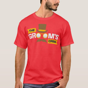 Funny Bachelor Party Grooms Crew Stag Wedding Part T-Shirt