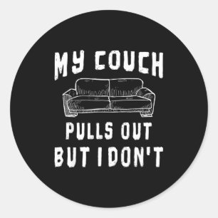 Funny Bachelor Party S Pull Out Mens Humor Sarcast Classic Round Sticker