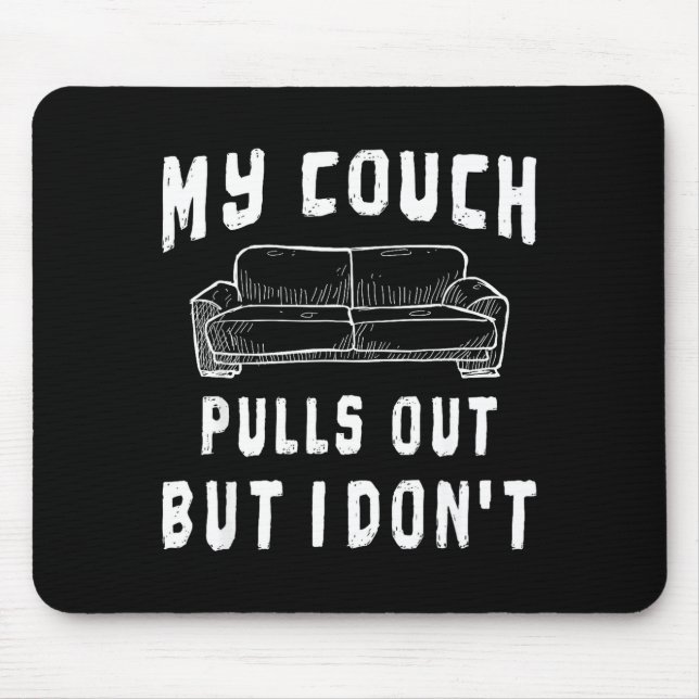 Funny Bachelor Party S Pull Out Mens Humor Sarcast Mouse Mat (Front)