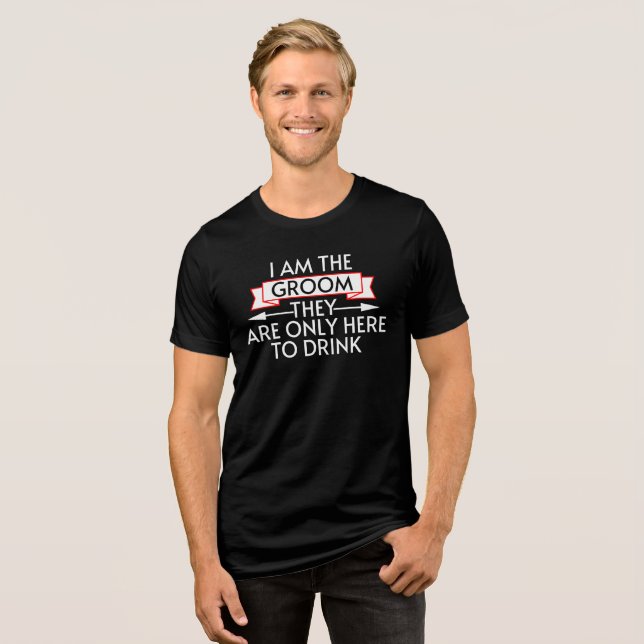 Funny bachelor party Tri-Blend shirt (Front Full)