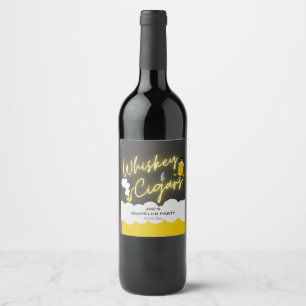 Funny bachelor party  wine label