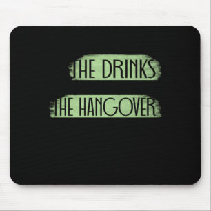 Funny Bachelorette Drinking  Mouse Mat