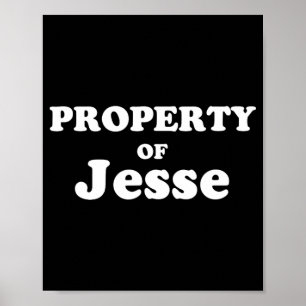 Funny Bachelorette Gifts For Bride Property Of Jes Poster