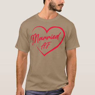 Funny Bachelorette Married Af Party Team 2 T-Shirt
