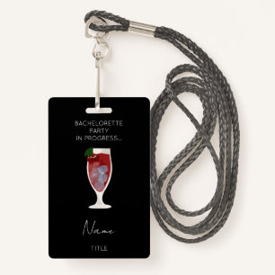 Funny Bachelorette Party Girls Weekend ID Badge