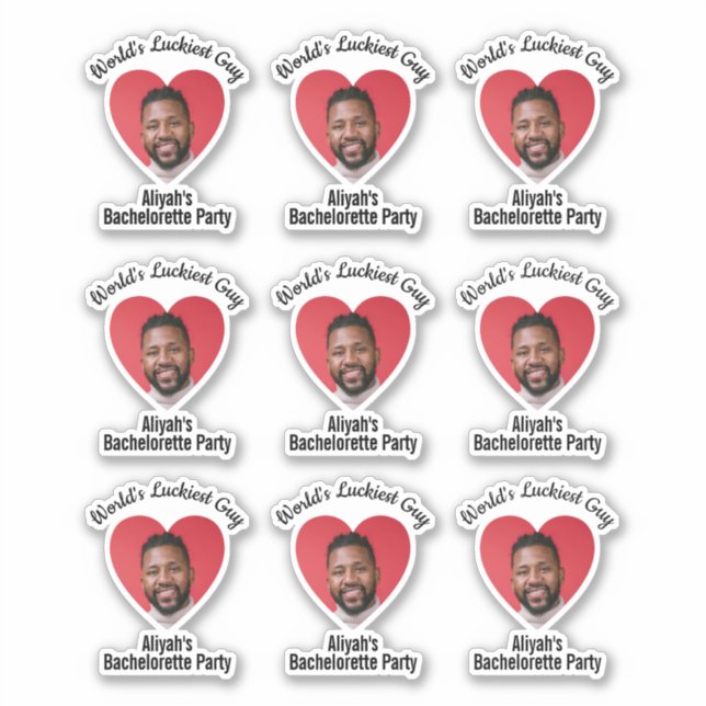 Funny Bachelorette Party Groom's Face  (Front)