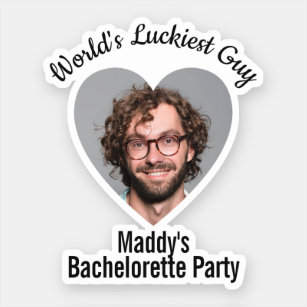 Funny Bachelorette Party Groom's Face Individual
