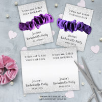 Funny Bachelorette Party Scrunchie Holder Favour