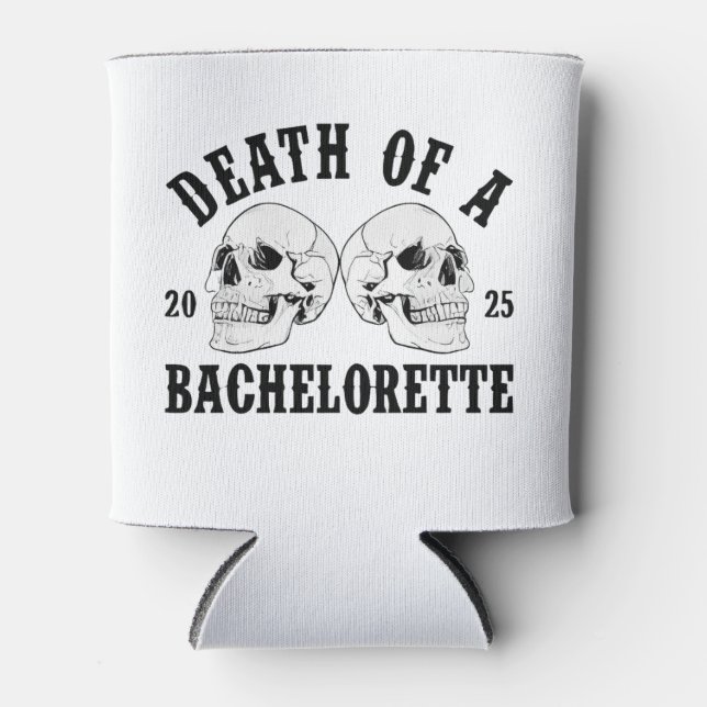 Funny Bachelorette Party Till Death Do Us Bride Can Cooler (Front)
