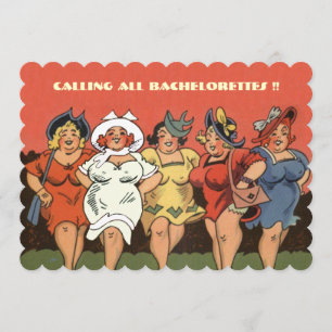 Funny bachelorettes invitation