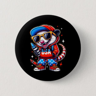 Funny Back To School Crayon Teacher Hip Hop Opossu 6 Cm Round Badge