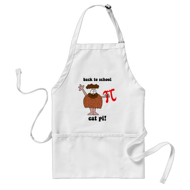 Funny back to school math standard apron (Front)
