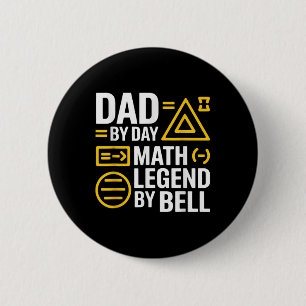Funny Back To School Mathematics Lover Algebra Tea 6 Cm Round Badge