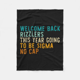 Funny Back To School Middle School Teacher Gen Alp Fleece Blanket
