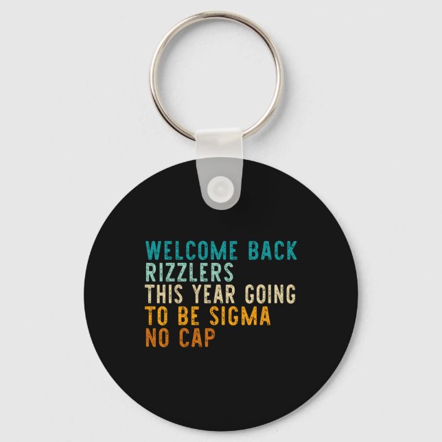 Funny Back To School Middle School Teacher Gen Alp Key Ring (Front)