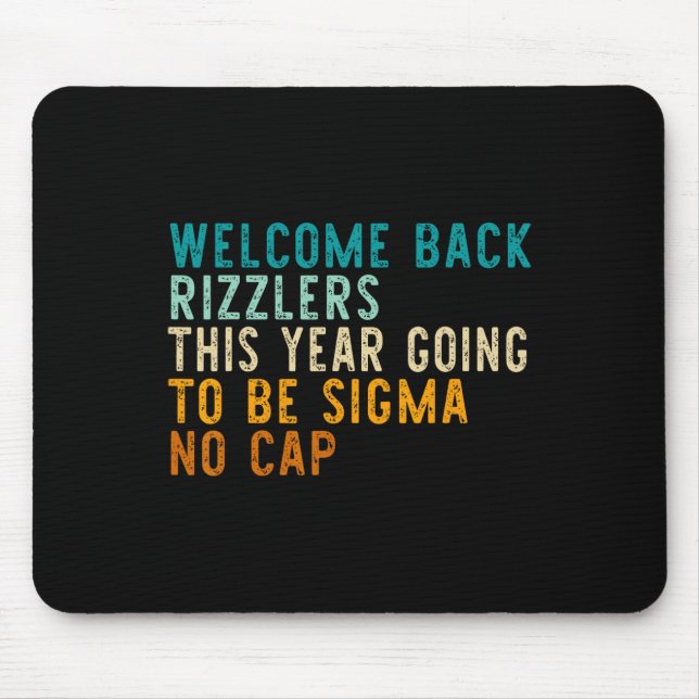 Funny Back To School Middle School Teacher Gen Alp Mouse Mat (Front)