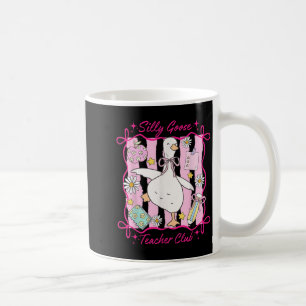 Funny Back To School Silly Goose Teacher Club Humo Coffee Mug