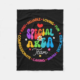 Funny Back To School Teacher Appreciation Special Fleece Blanket