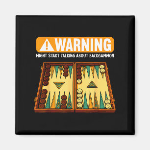Funny Backgammon  Magnet