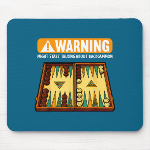 Funny Backgammon  Mouse Mat