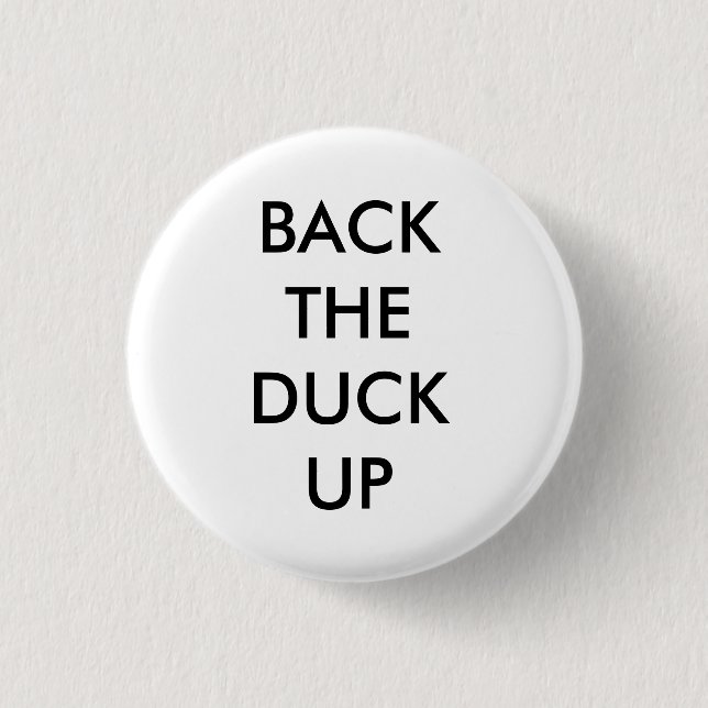 Funny Backpack Button (Front)