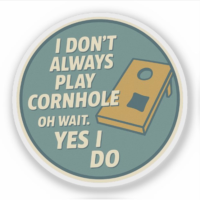 Funny Backyard Game Enthusiast Cornhole Player (Front)