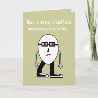 Funny Bacon & Egg Birthday Card Gift