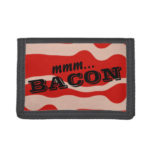 Funny bacon strip wallet for meat lovers