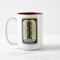 Funny Bacon Tarot Card