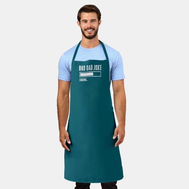 Funny Bad Dad Joke Loading Apron (Worn)