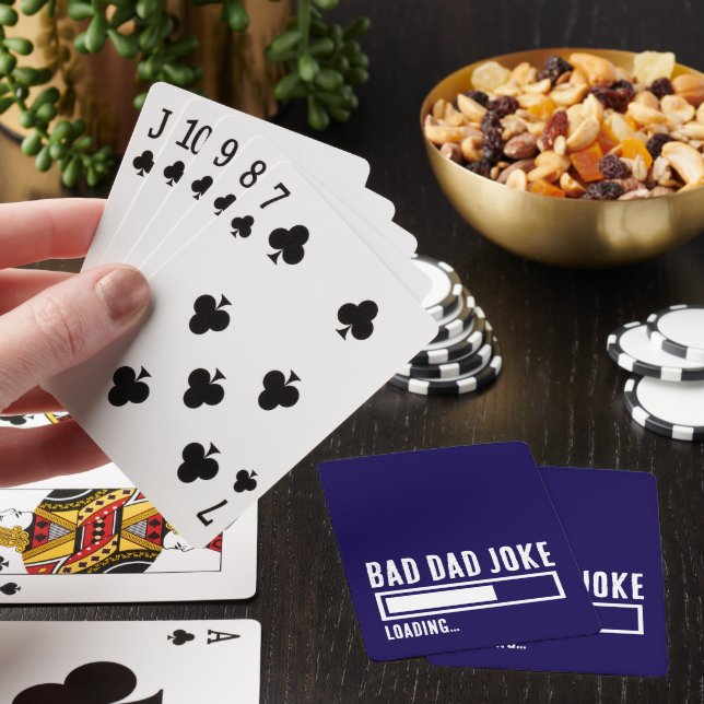 Funny Bad Dad Joke Loading Playing Cards (In Situ)