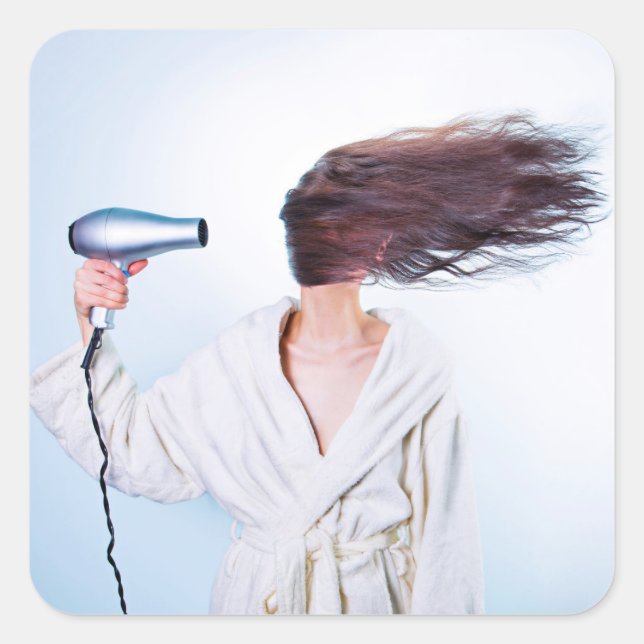 Funny Bad Hair Day stickers (Front)