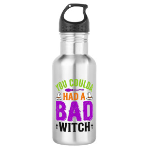 Funny Bad Witch Halloween Quote Vector Design_1 532 Ml Water Bottle