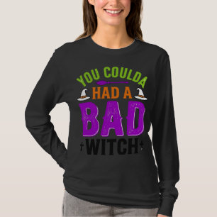 Funny Bad Witch Halloween Quote Vector Design_1 T-Shirt
