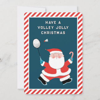 Funny Badminton Christmas Cards