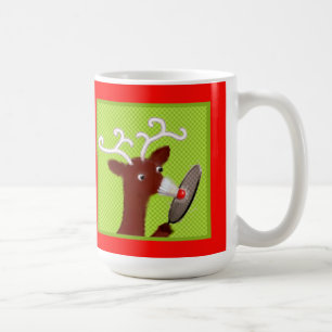 Funny Badminton Christmas Coffee Mug