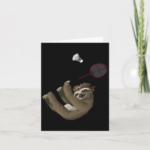 Funny Badminton Design For Badminton Players And S Card