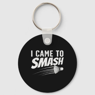 Funny Badminton Design For Men Women Kids Badminto Key Ring