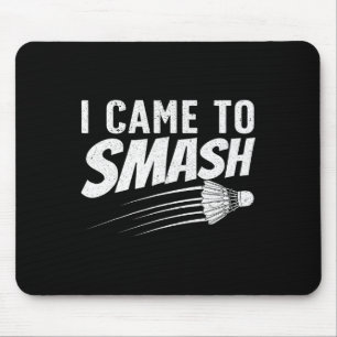 Funny Badminton Design For Men Women Kids Badminto Mouse Mat