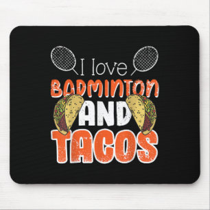 Funny Badminton Gift Idea For Badminton Player Mouse Mat