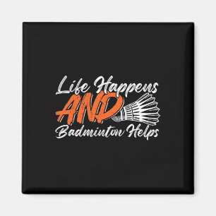 Funny Badminton Humour Smash Shuttle Birdie Sport Magnet