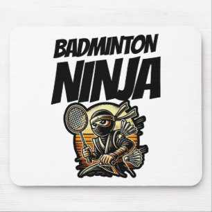 Funny Badminton Player Love Shuttle Design 26 Mouse Mat