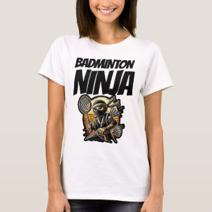 Funny Badminton Player Love Shuttle Design 26  T-Shirt