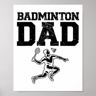 Funny Badminton Player Love Shuttle Design 2  Poster