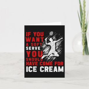 Funny Badminton Shirt Men Women Badminton Player  Card