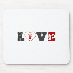 Funny Badminton Shirt Women Badminton Player 1  Mouse Mat